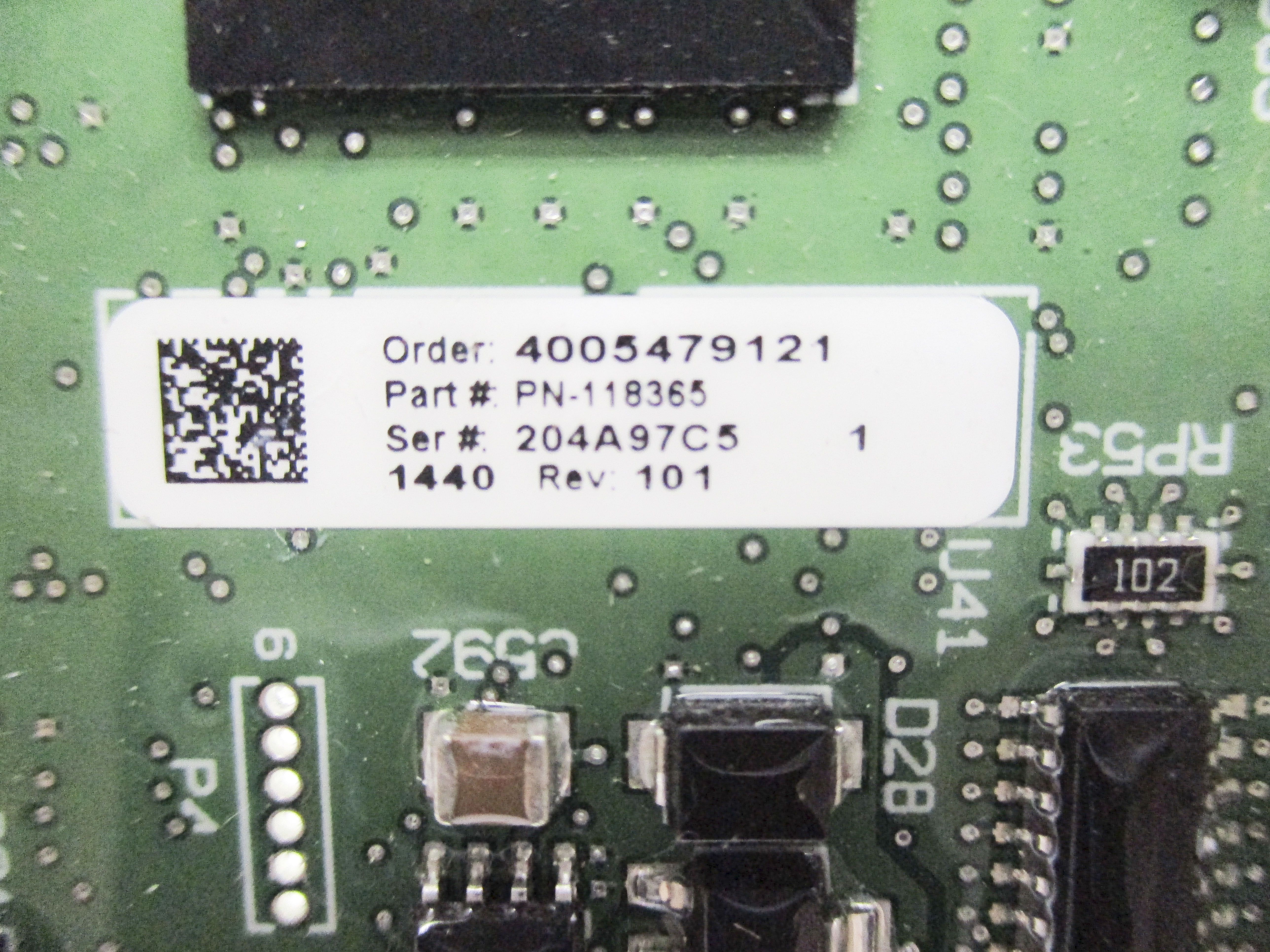 INDUSTRIAL MRO PN-118365 REV. 101 UNMP