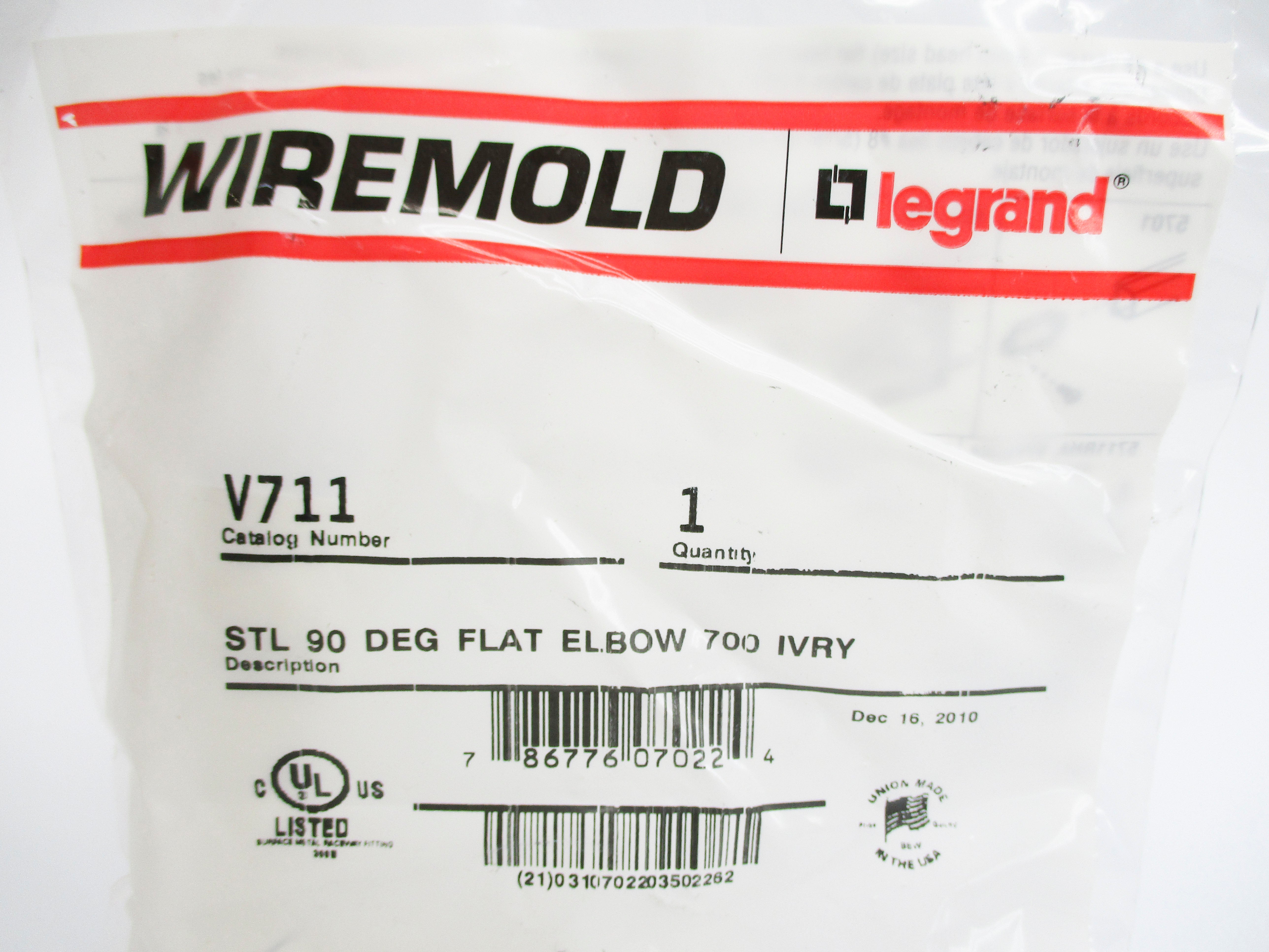 WIREMOLD V711 NSMP