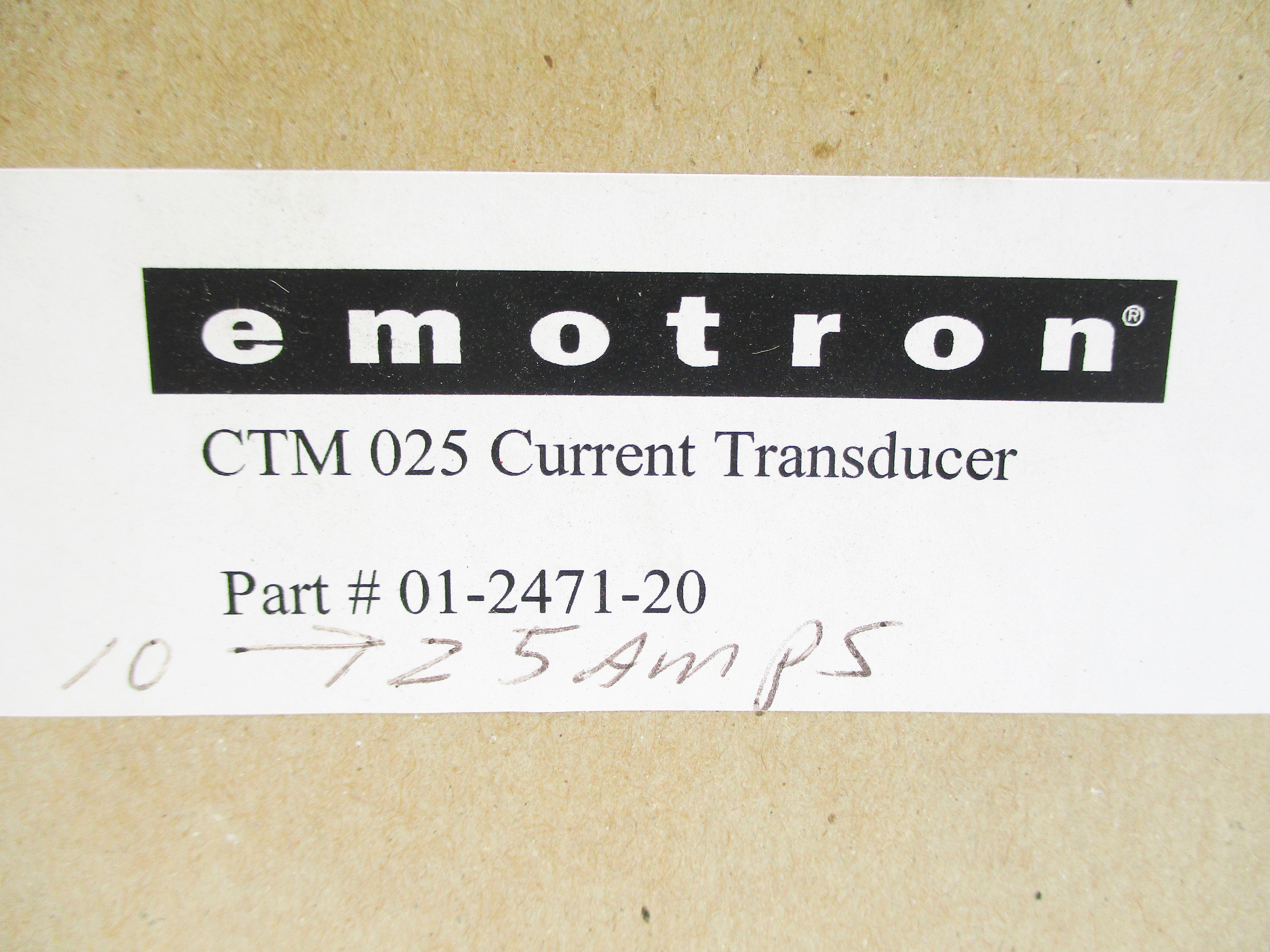 EMOTRON 01-2471-20 CTM025 NSMP