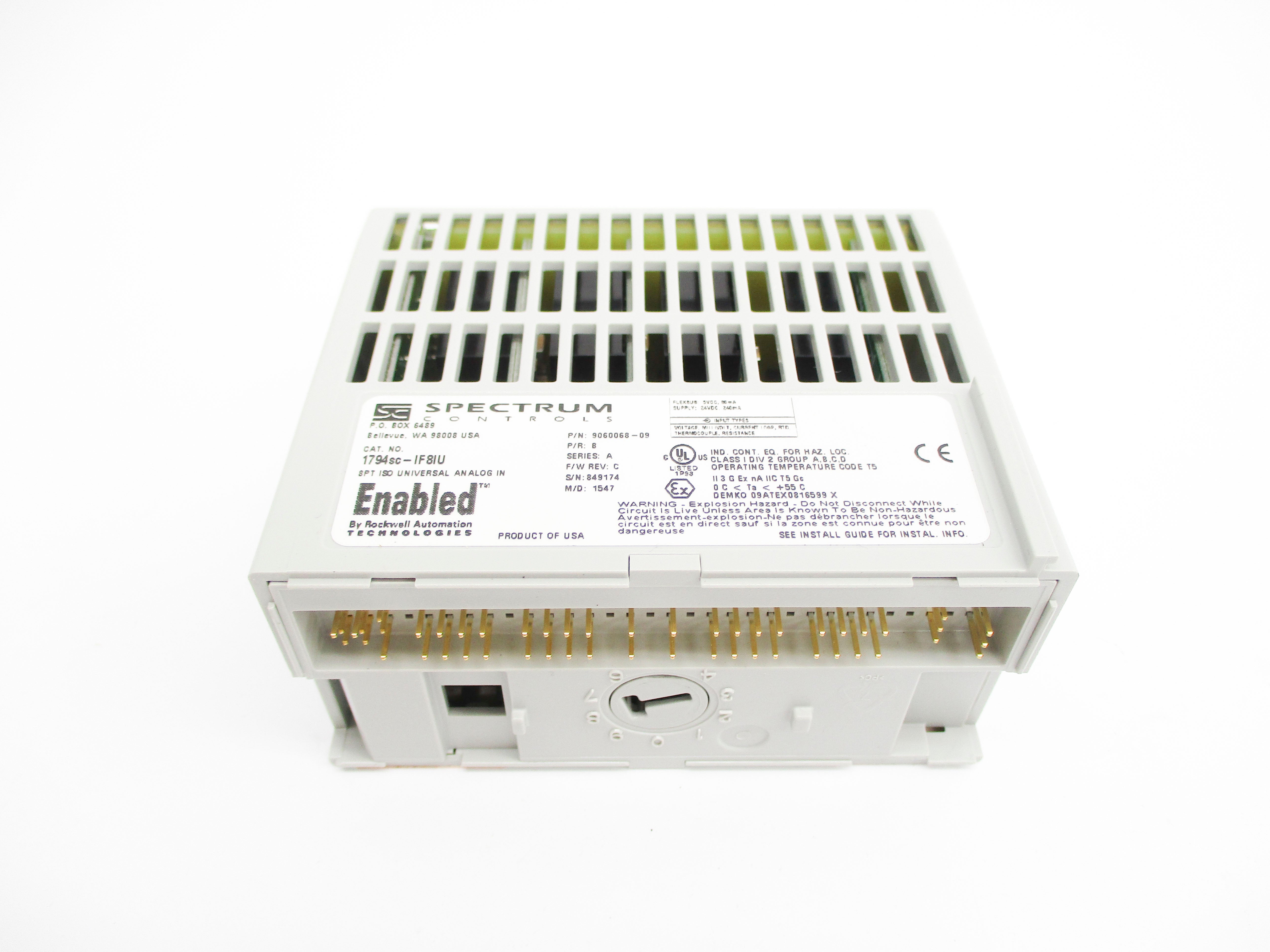 SPECTRUM CONTROLS 1794SC-IF8IU SER. A F/W C NSMP