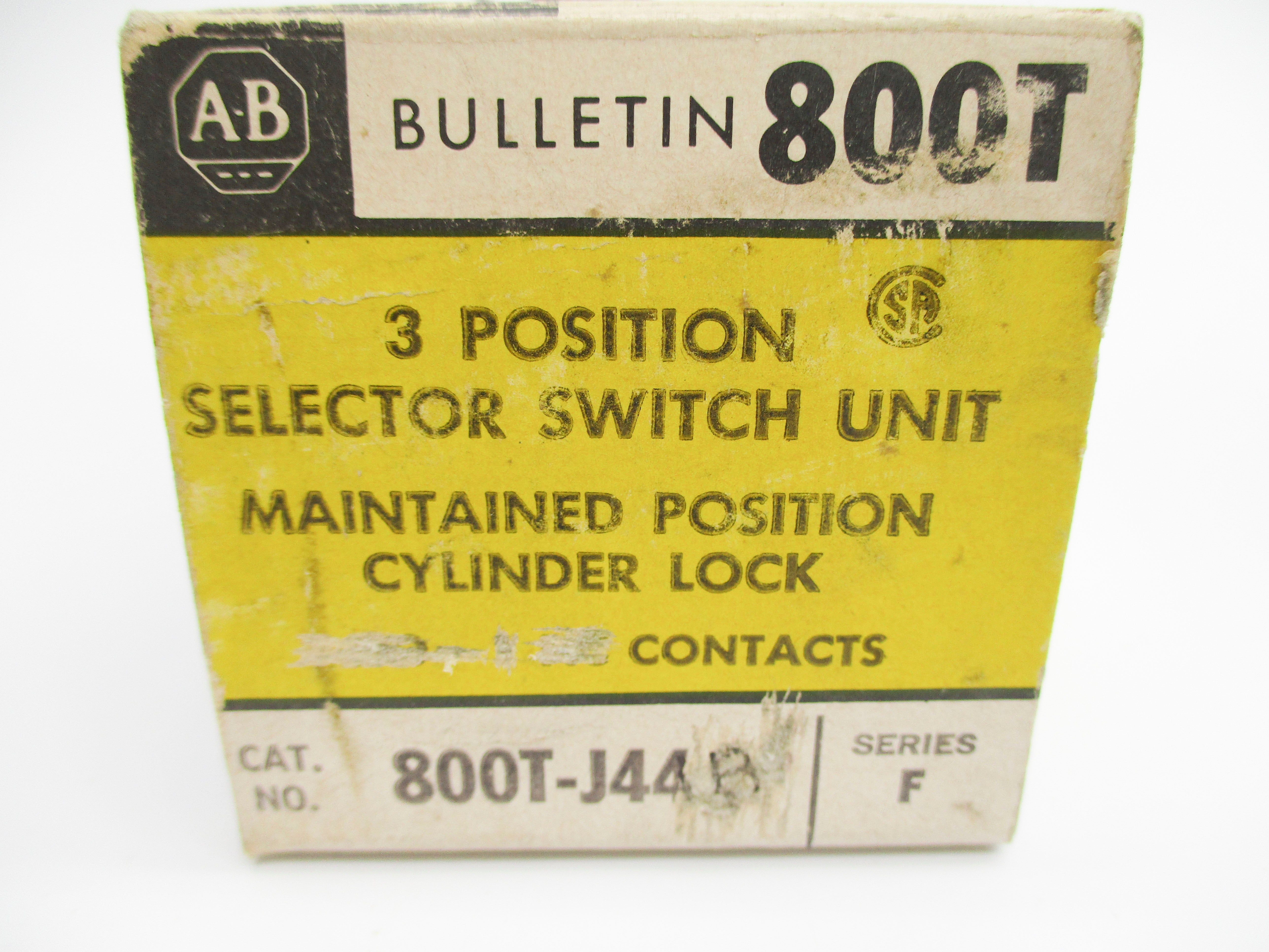 INDUSTRIAL SPARE PART 800T-J44B SER. F (BK/YL) NSMP