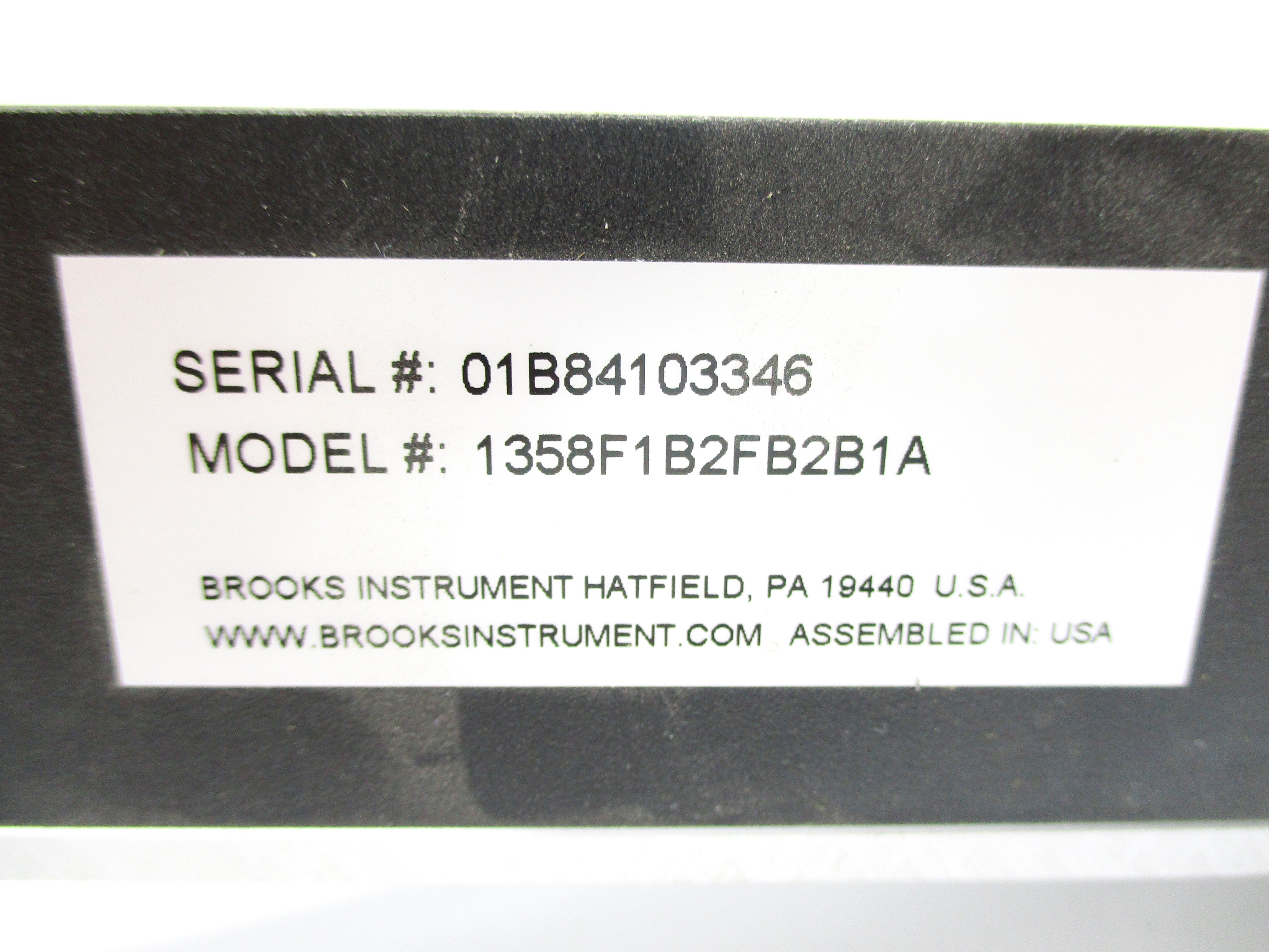 BROOKS INSTRUMENT 1358F1B2FB2B1A NSNP