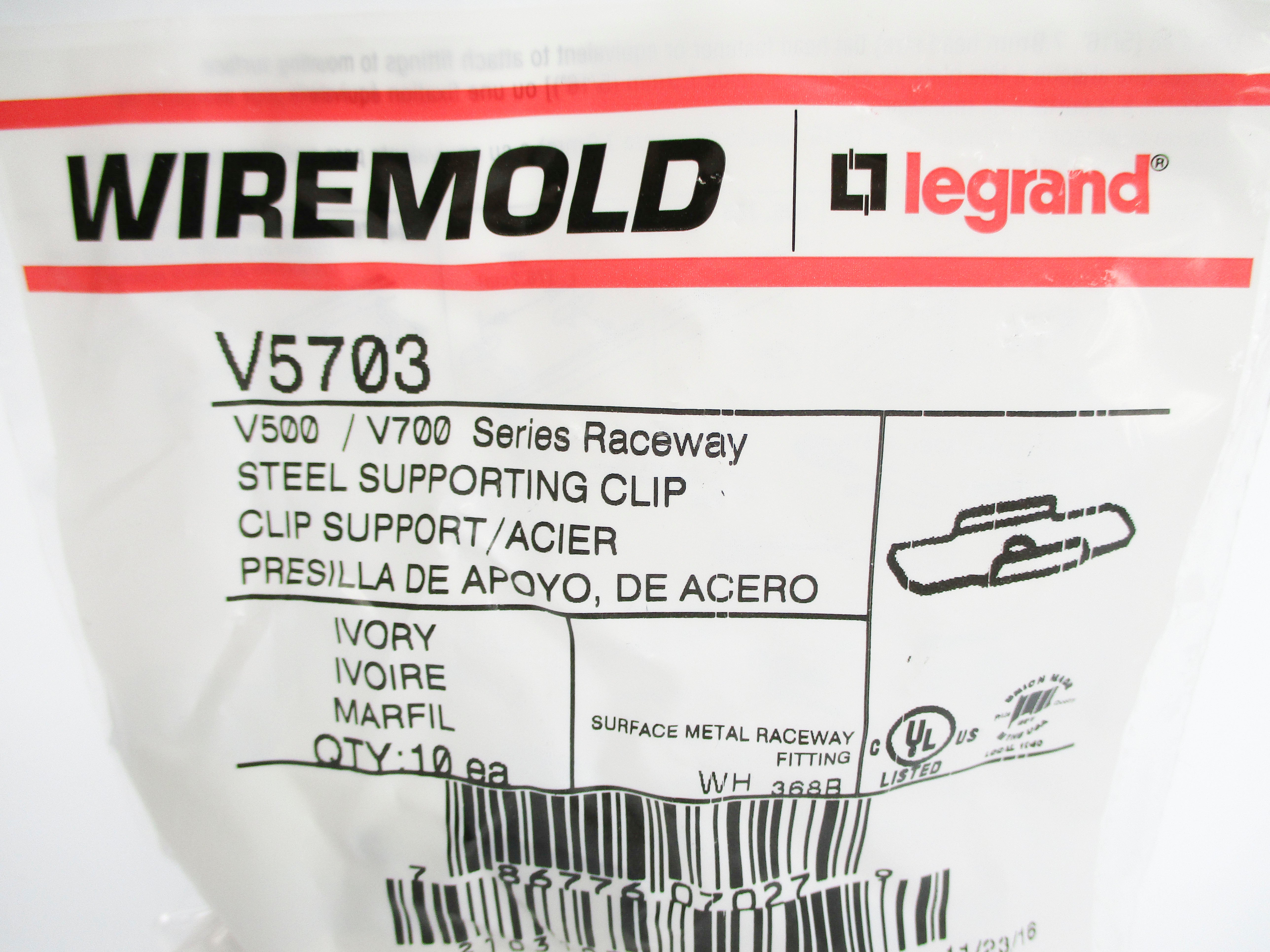 WIREMOLD V5703 (PKG OF 10) NSMP
