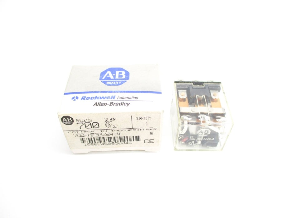 ALLEN BRADLEY 700-HF33Z24-4 SER. B 24VDC 10A (GY/BL) NSMP