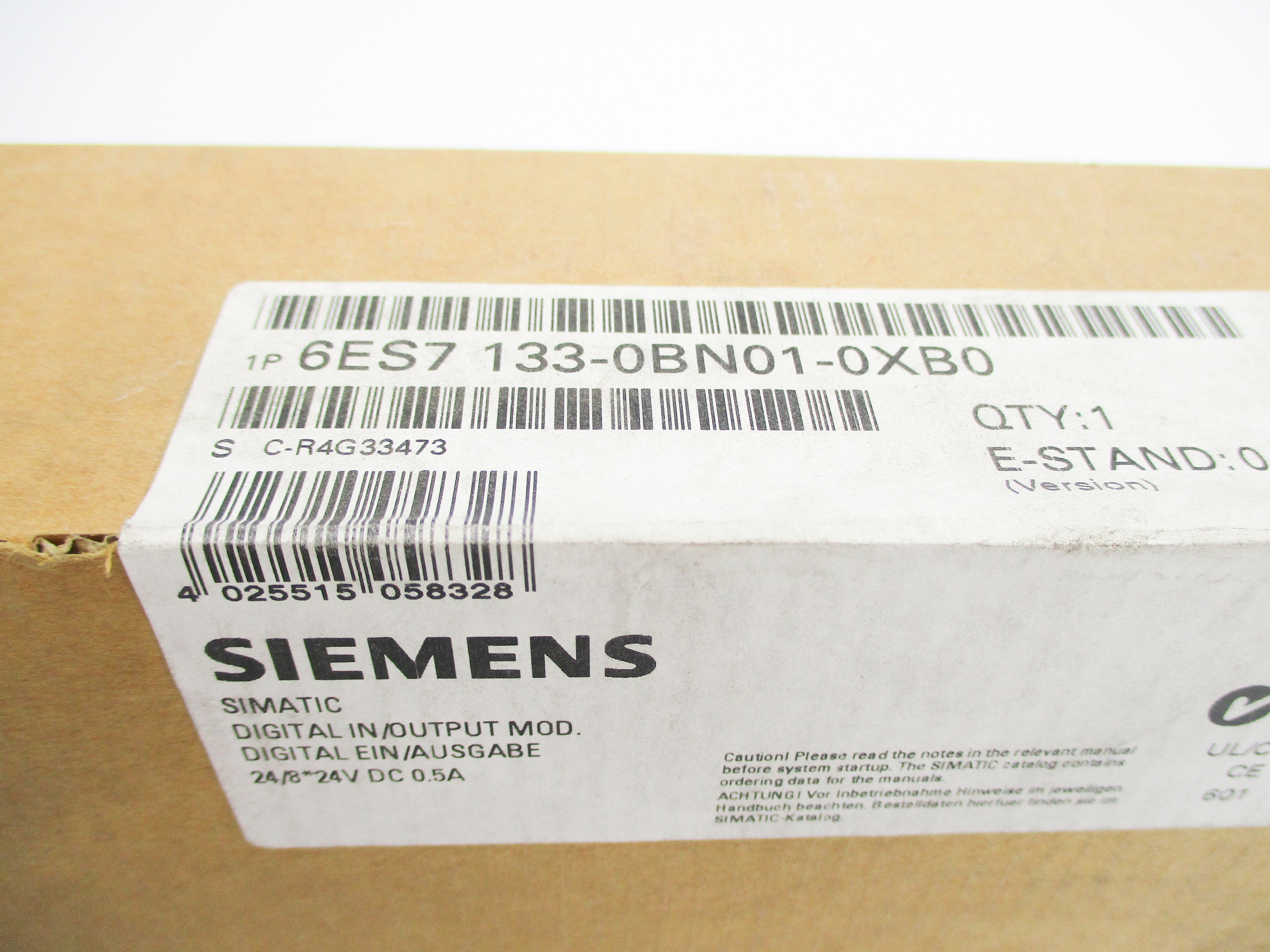 SIEMENS 6ES7133-0BN01-0XB0 NSFS