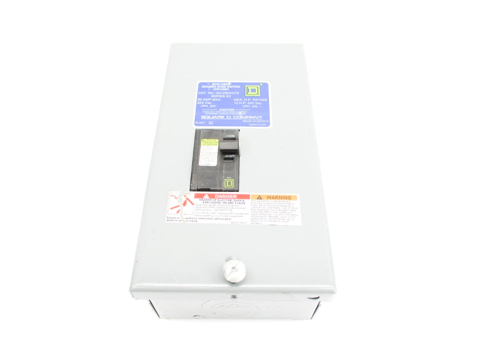 SQUARE D QO260NATS SER. E2 60A 240VAC (AS PICTURED) NSNP