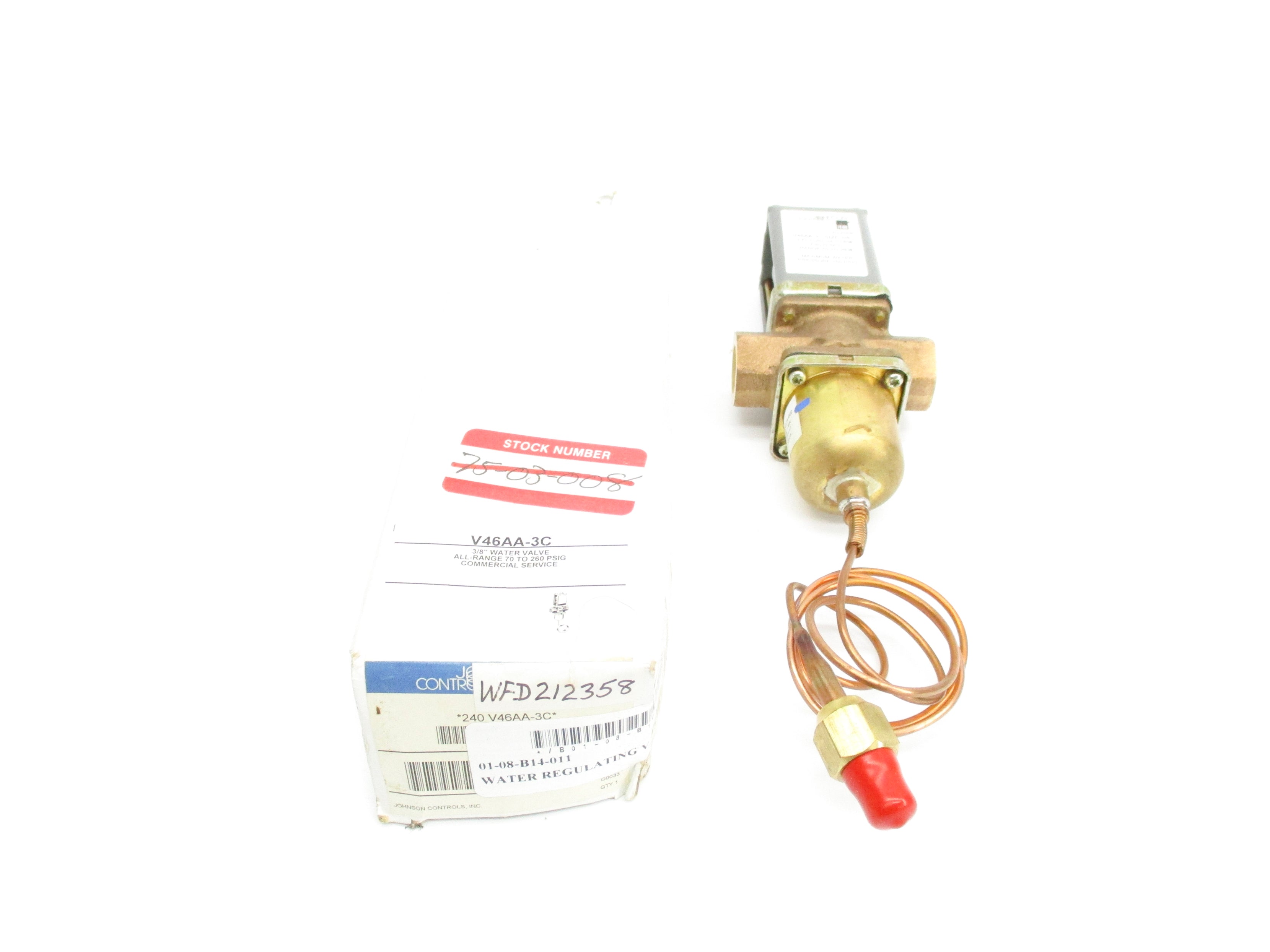 JOHNSON CONTROLS V46AA-3C 70-260PSIG NSMP