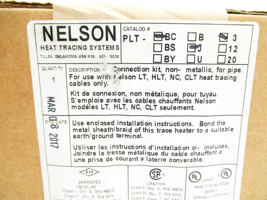 NELSON PLT-BC-J3 NSFS