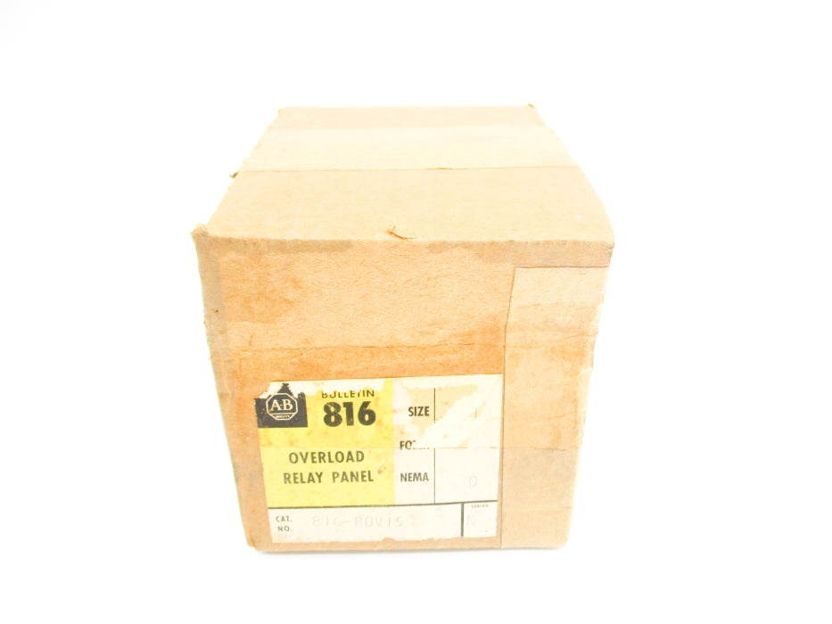 ALLEN BRADLEY 816-BOV15 SER. K (BR/YL) NSFS