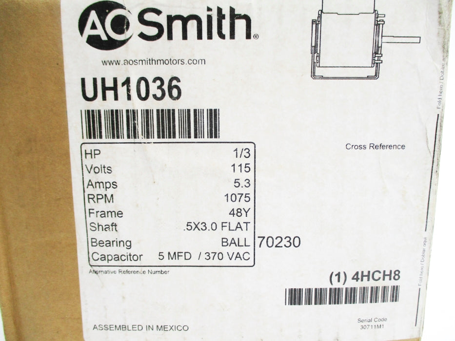 AO SMITH UH1036 NSMP
