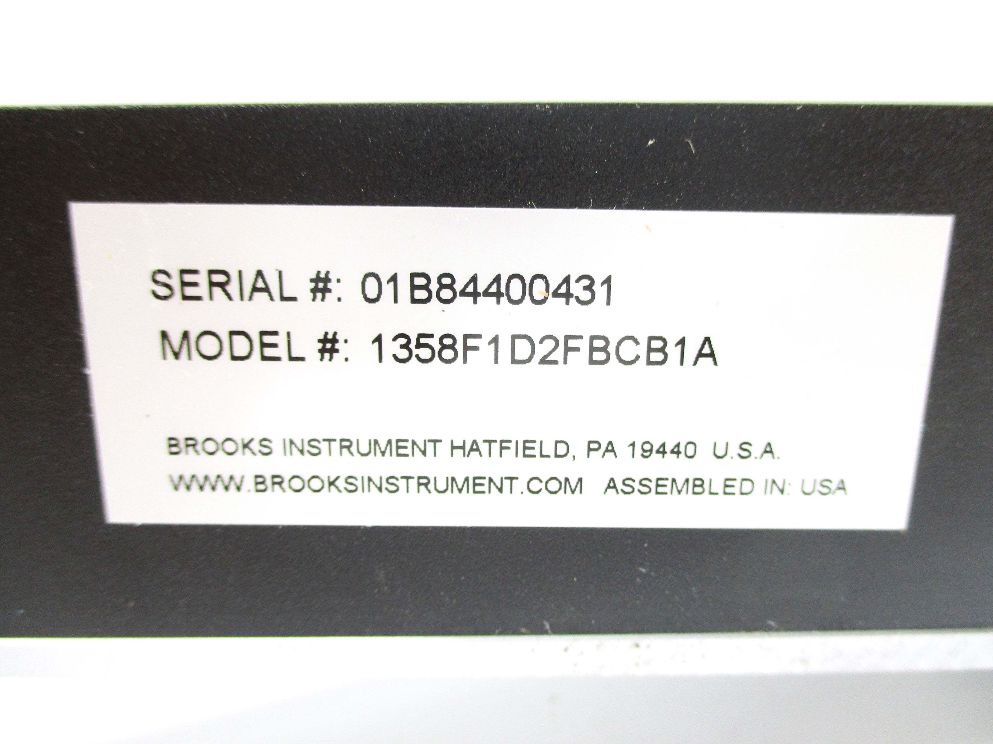 BROOKS INSTRUMENT 1358F1D2FBCB1A NSNP