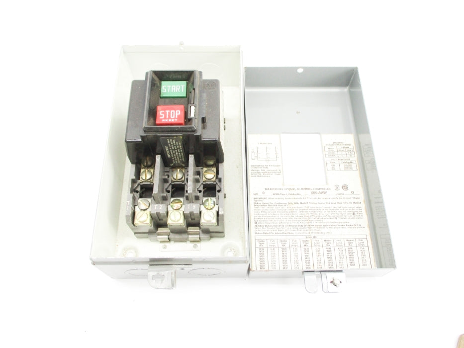 ALLEN BRADLEY 609-AAW SER. G UNMP