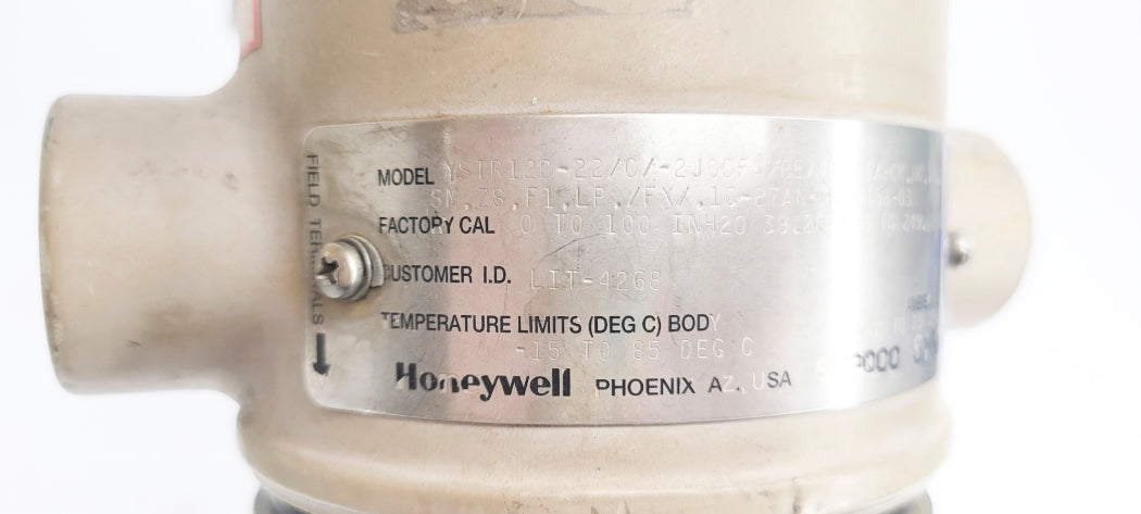 HONEYWELL YSTR12D-22/C/-2J0DFA/BE/400/T/-CM.HO.TG.SB.SM,ZS,F1,LP,/FX/,1C-BT UNMP