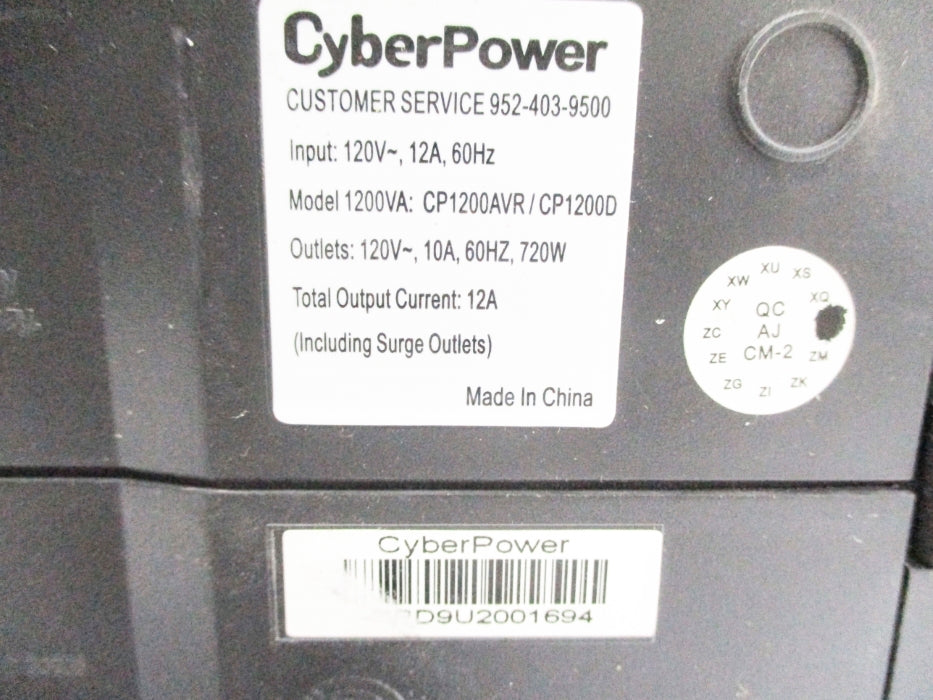 CYBERPOWER CP1200AVR/CP1200D UNMP