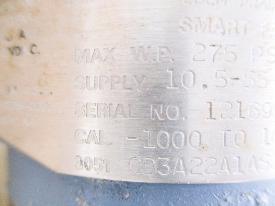 ROSEMOUNT 3051CD3A22A1AS2B4E5M5 275PSI  (AS PICTURED) NSNP