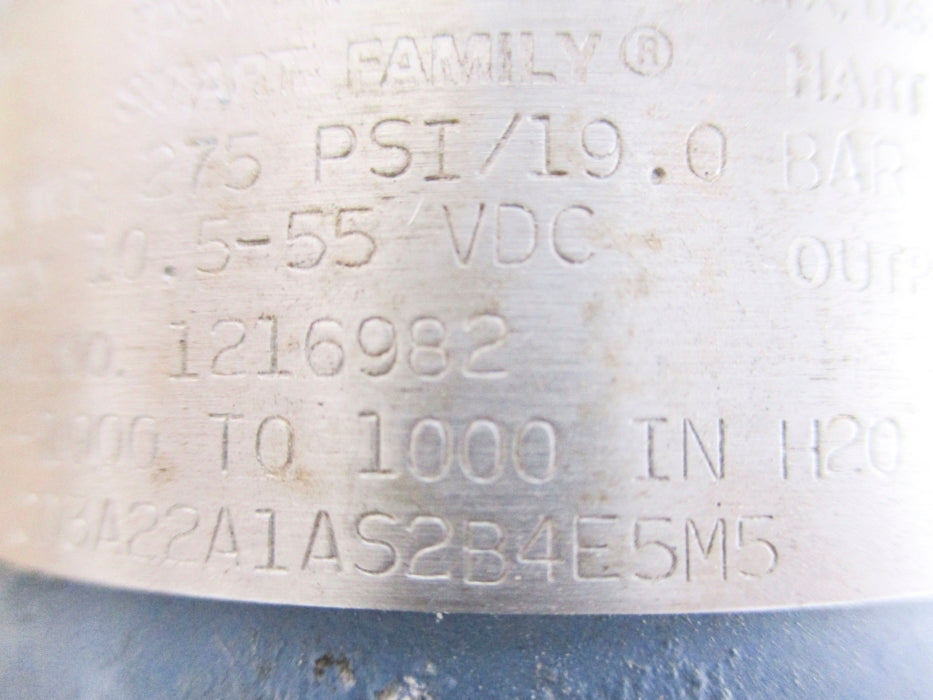 ROSEMOUNT 3051CD3A22A1AS2B4E5M5 275PSI  (AS PICTURED) NSNP
