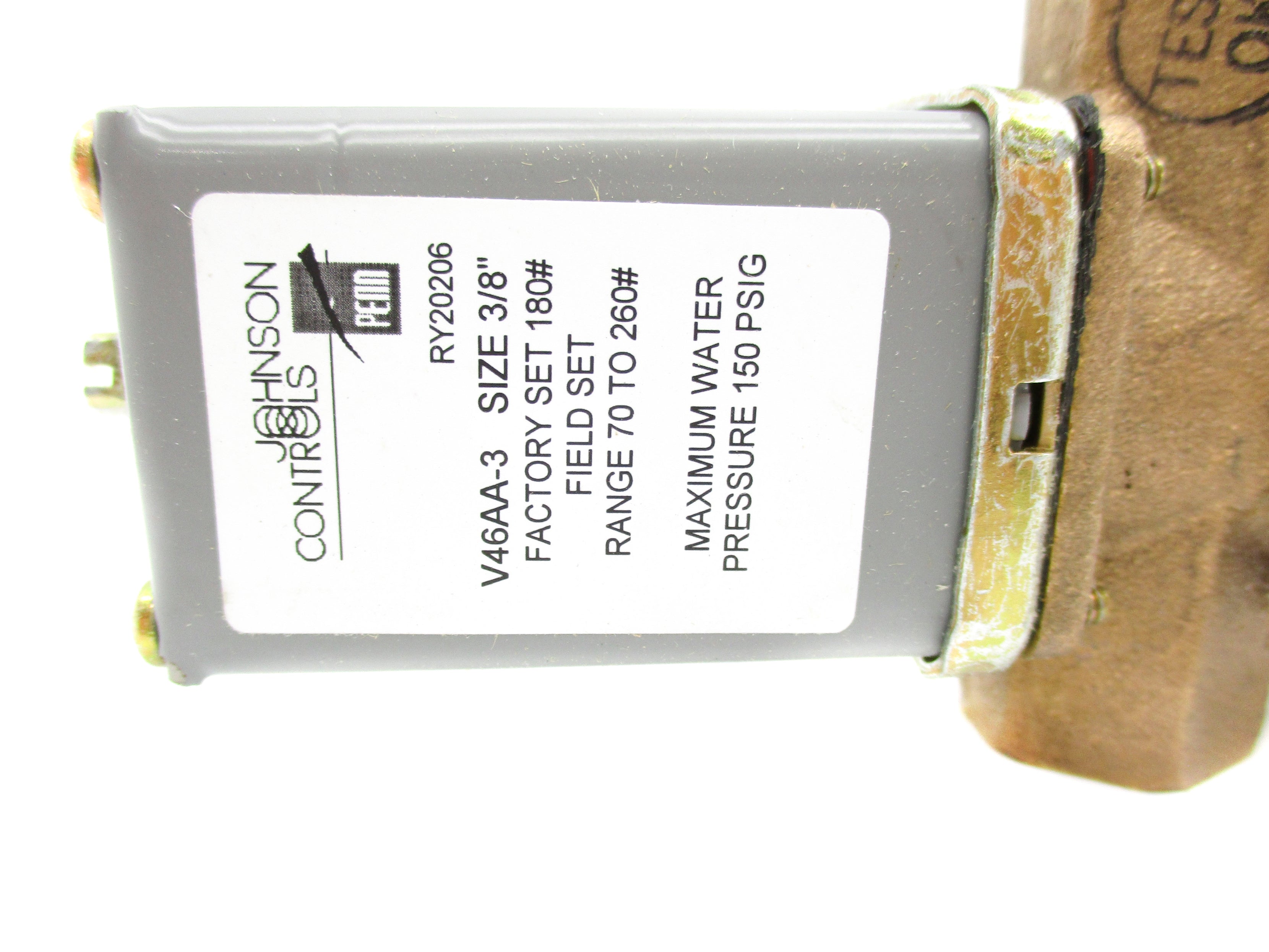JOHNSON CONTROLS V46AA-3C 70-260PSIG NSMP