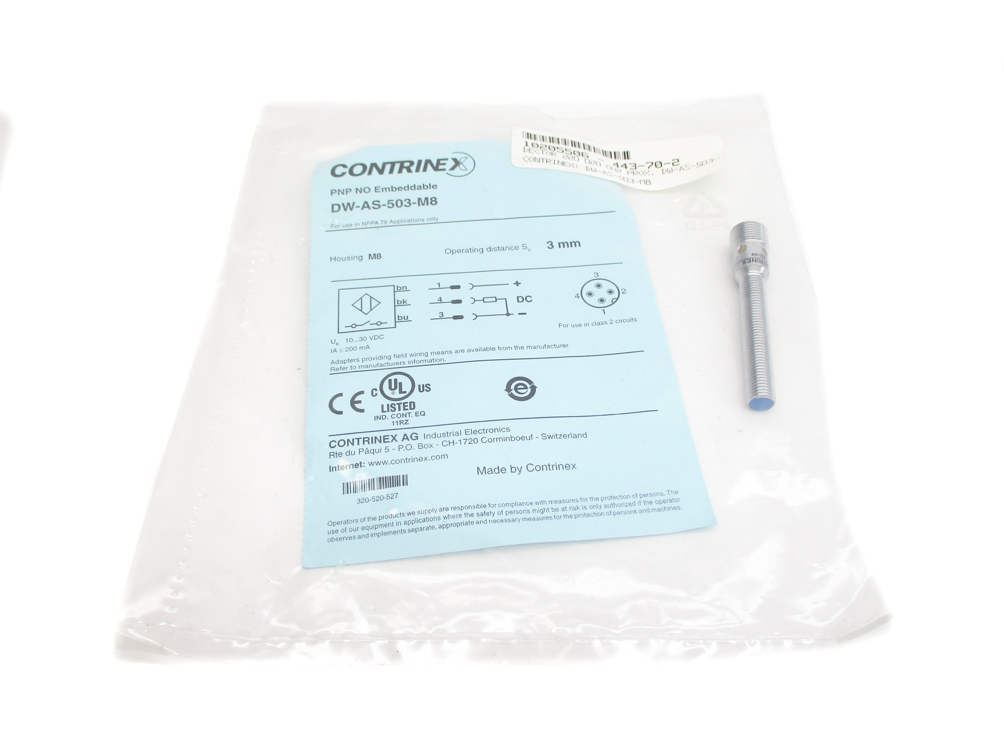 CONTRINEX DW-AS-503-M8 NSMP