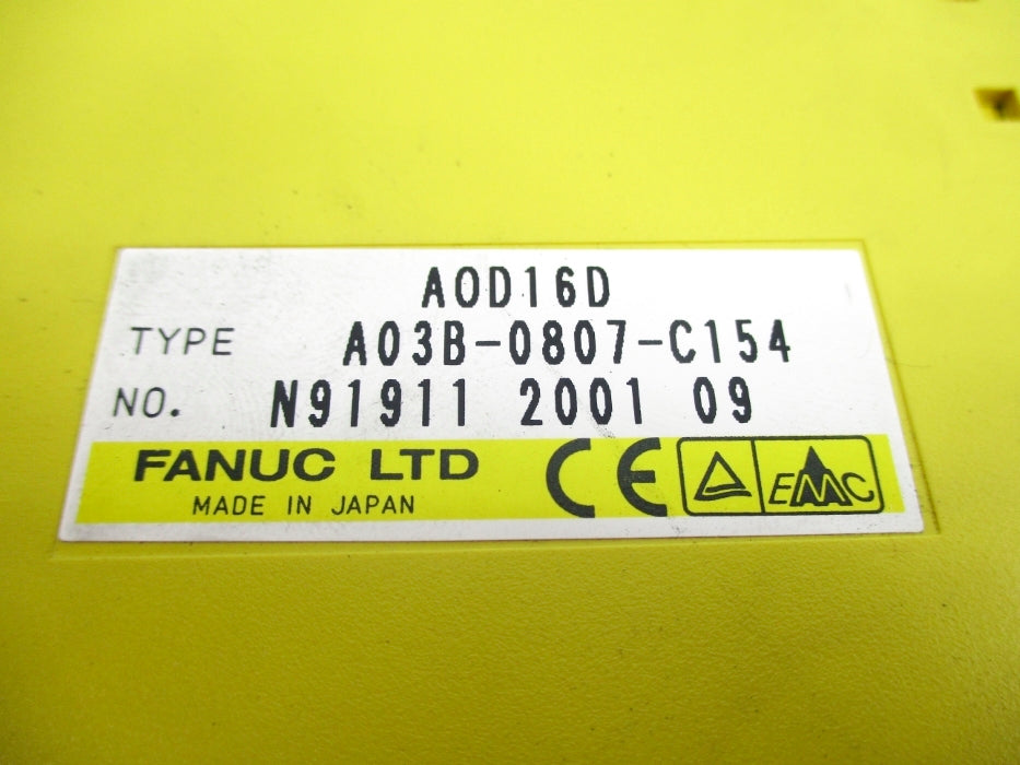 FANUC A03B-0807-C154 AOD16D (AS PICTURED) NSNP
