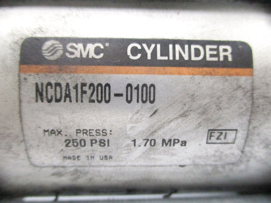 SMC NCDA1F200-0100 250PSI UNMP