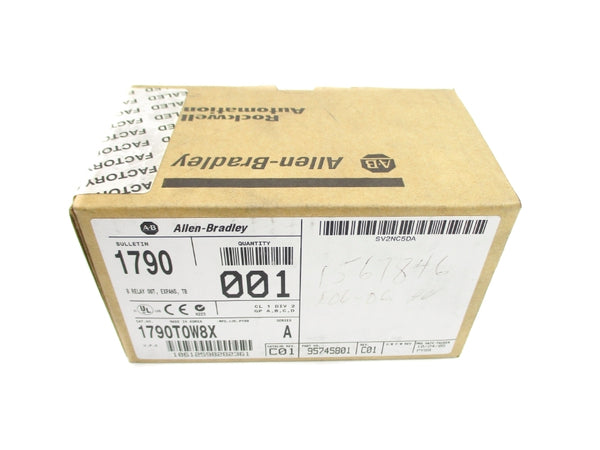 ALLEN BRADLEY 1790-T0W8X SER. A DATE: 2005 NSFS