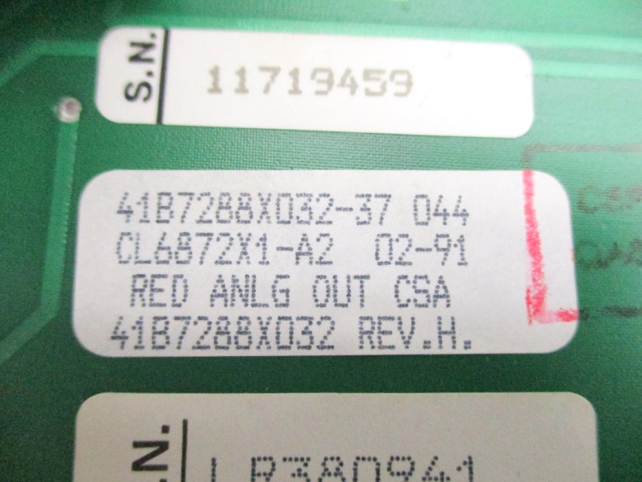 FISHER CONTROLS CL6872X1-A2 41B7288X032 REV. H NSNP