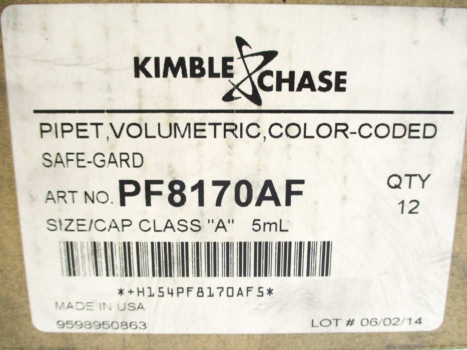 KIMBLE CHASE PF8170AF (PKG OF 12) NSFS