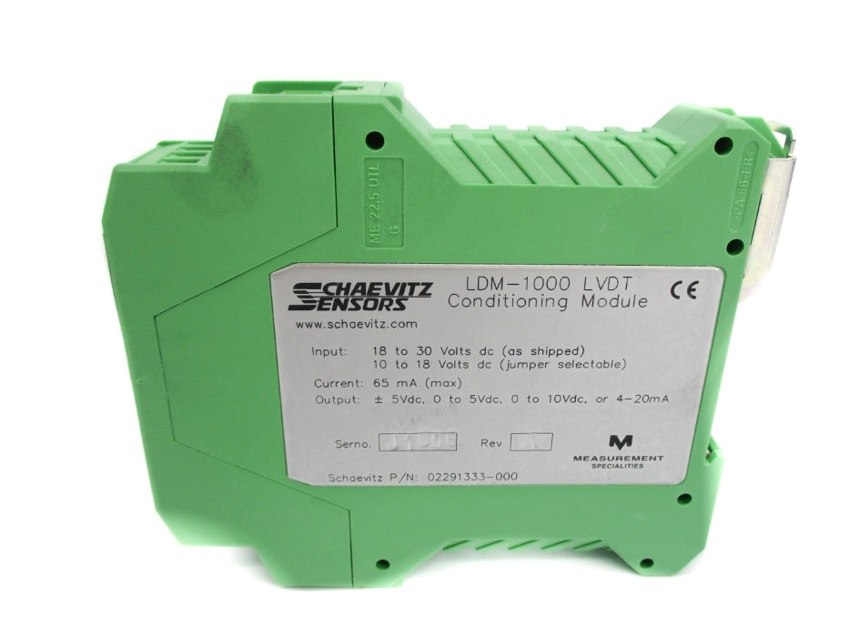 SCHAEVITZ SENSORS 02291333-000 LDM-1000 LVDT NSMP