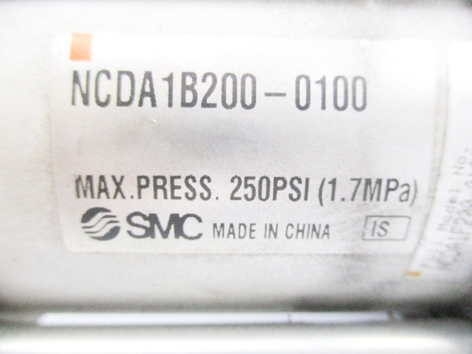 SMC NCDA1B200-0100 250PSI (AS PICTURED) NSNP