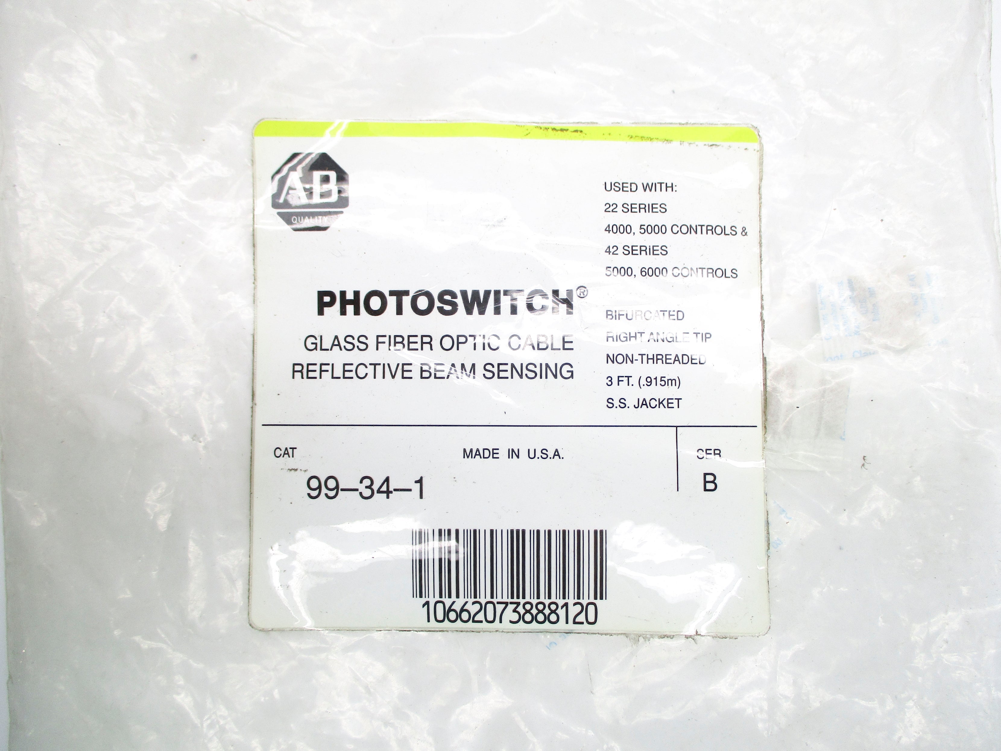 INDUSTRIAL SPARE PART 99-34-1 SER. B (WH/YL) NSMP