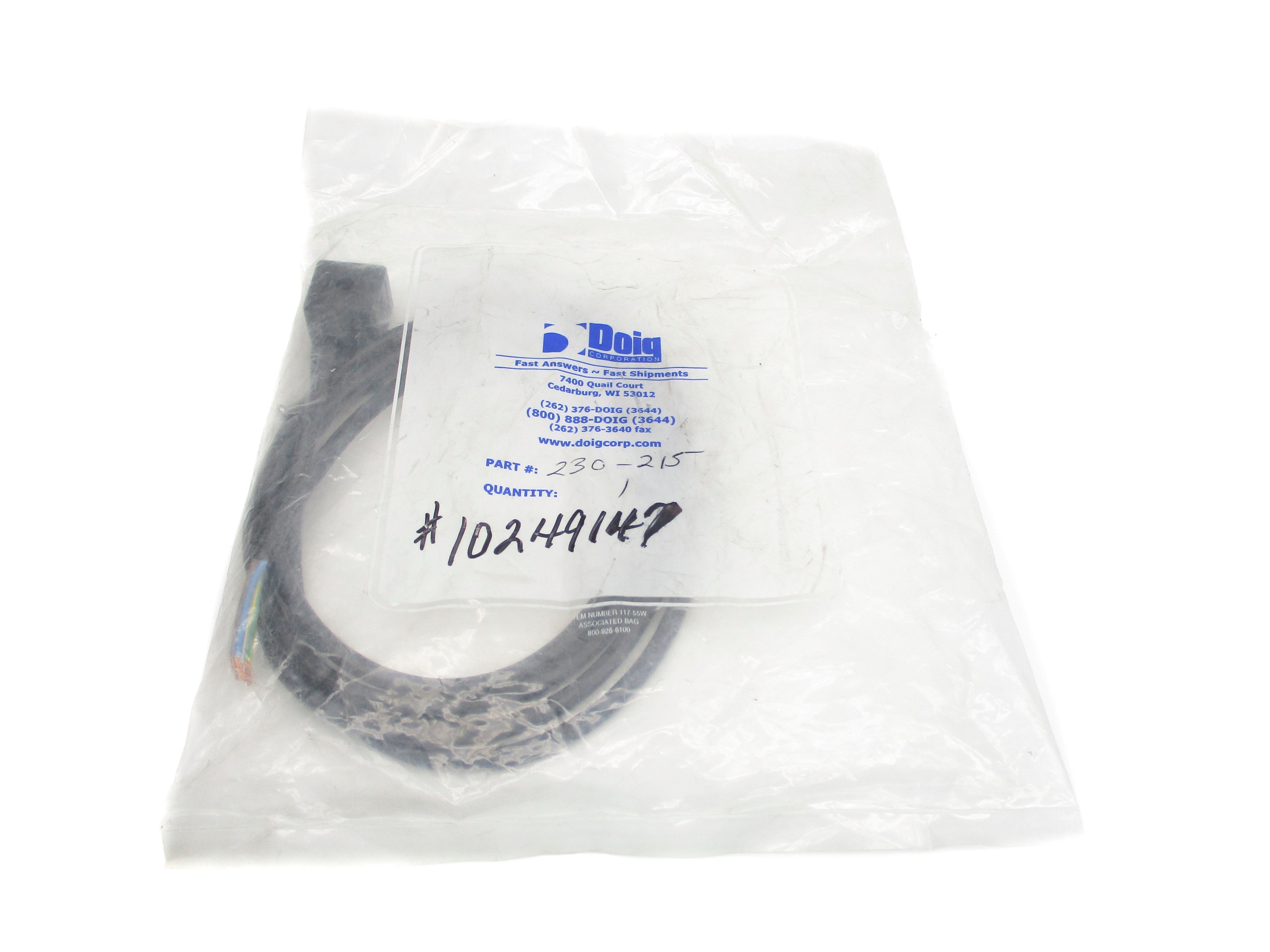 DOIG CORPORATION 230-215 NSMP
