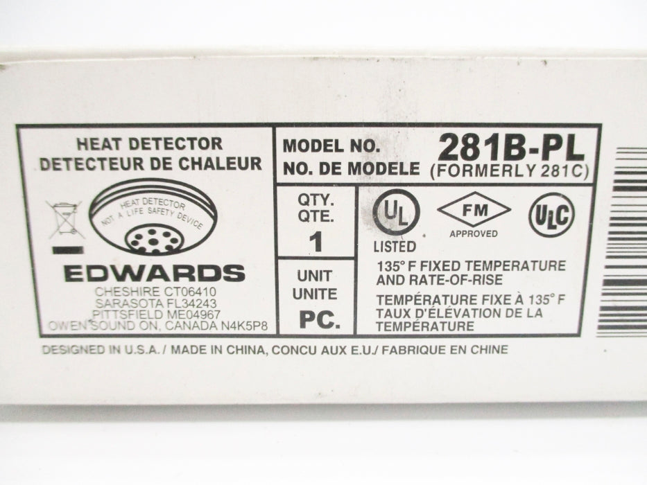 EDWARDS 281B-PL NSFS