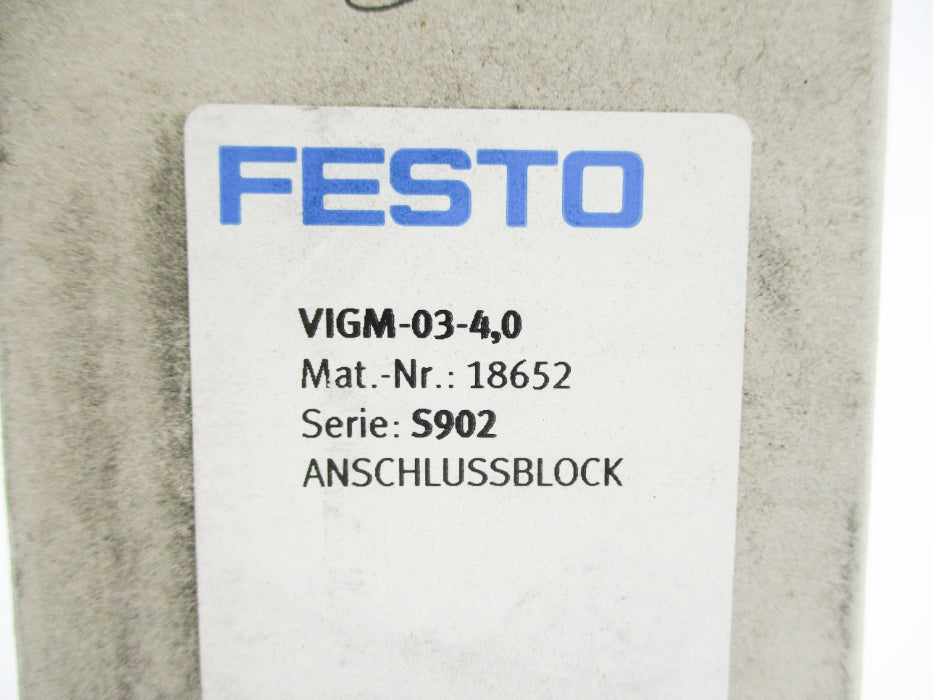 FESTO VIGM-03-4,0 18652 NSFS