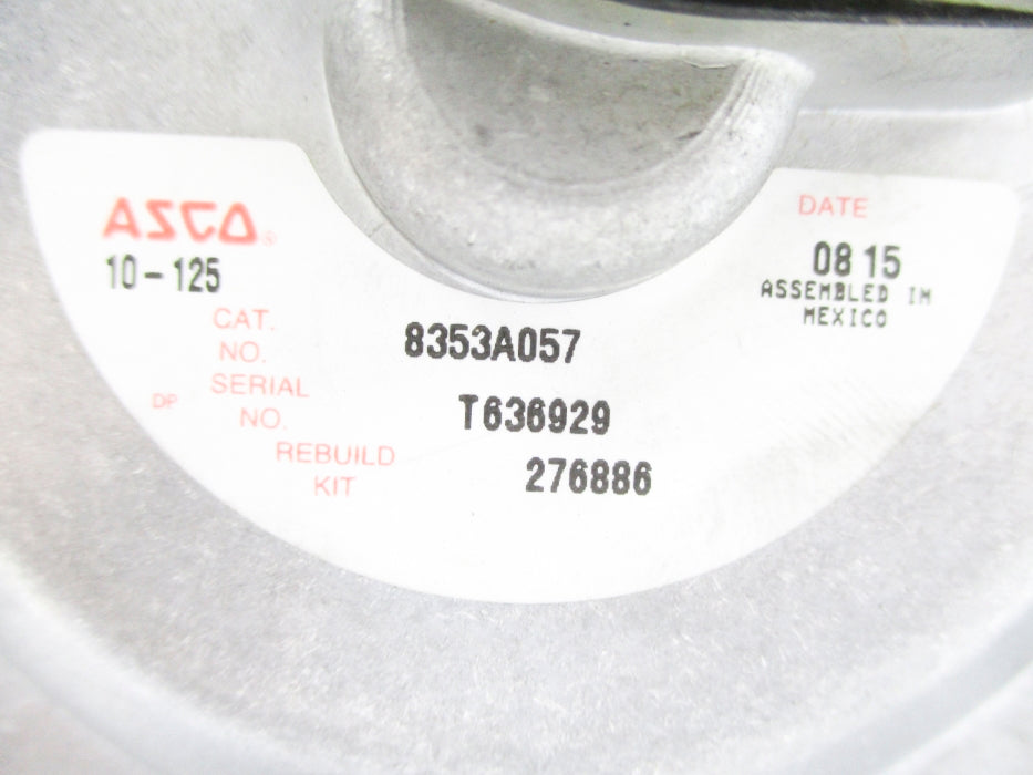 ASCO 8353A057 10-125PSI NSNP