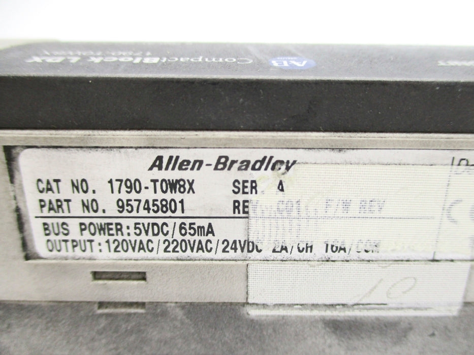 ALLEN BRADLEY 1790-T0W8X SER. A (AS PICTURED) UNMP