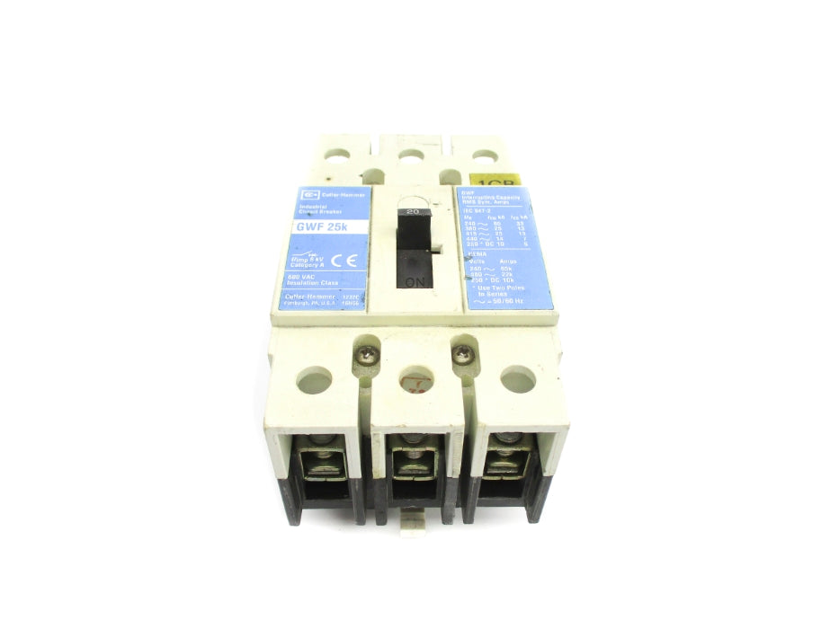 CUTLER HAMMER GWF3020 GWF25K 20A 600VAC UNMP