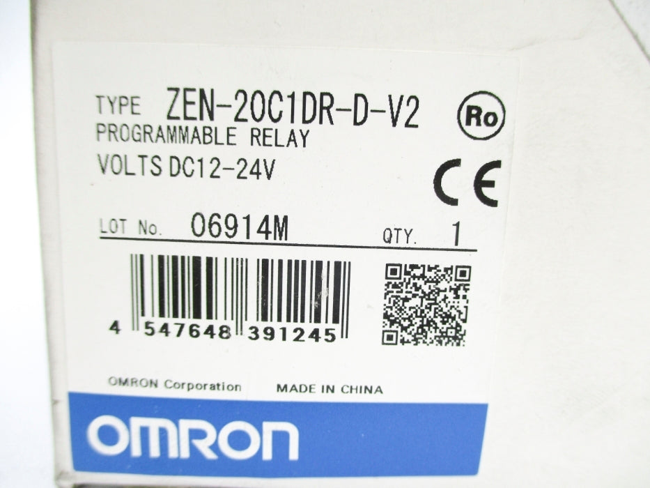 OMRON ZEN-20C1DR-D-V2 12/24VDC NSMP