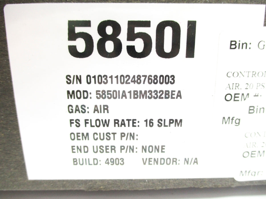 BROOKS INSTRUMENTS 5850IA1BM332BEA NSMP