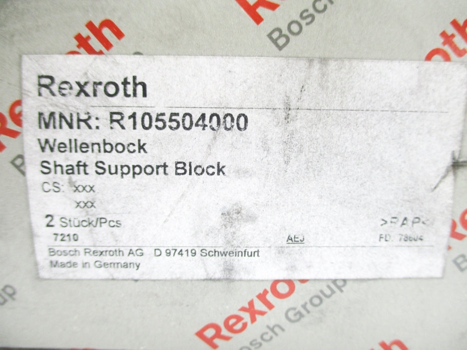 REXROTH R105504000 (PKG OF 2) NSMP