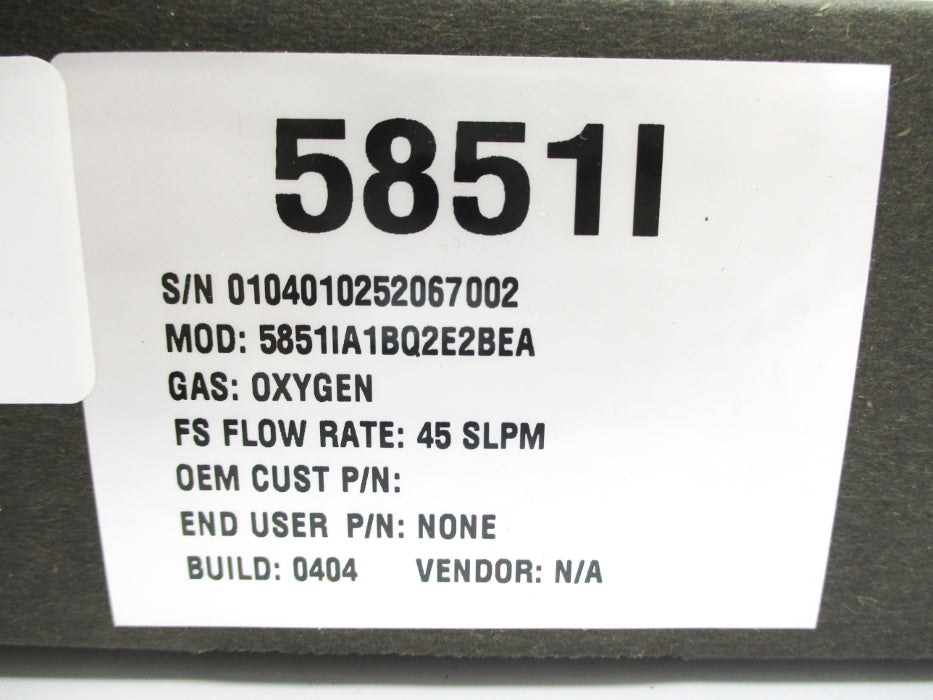 BROOKS INSTRUMENTS 5851IA1BQ2E2BEA NSMP