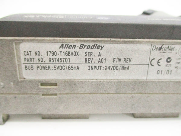ALLEN BRADLEY 1790-T16BV0X SER. A (AS PICTURED) UNMP