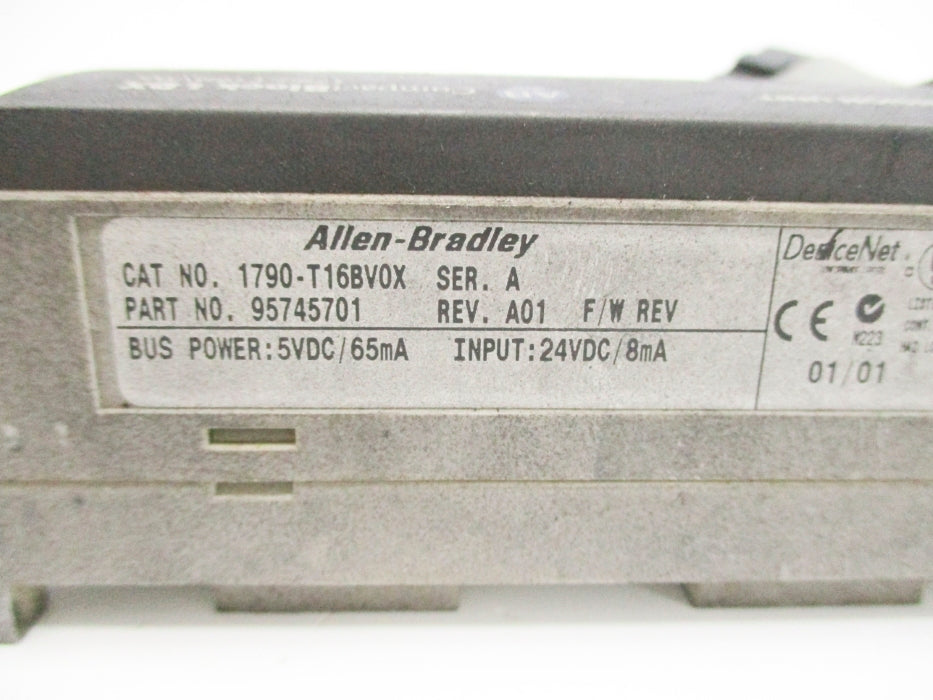 ALLEN BRADLEY 1790-T16BV0X SER. A (AS PICTURED) UNMP