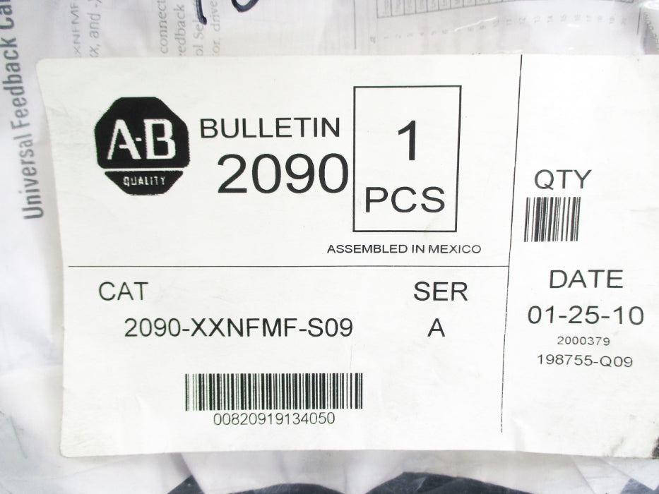ALLEN BRADLEY 2090-XXNFMF-S09 SER. A NSMP