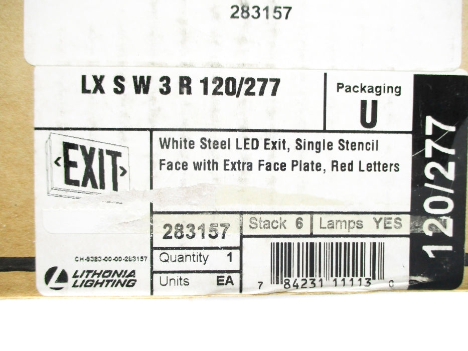 LITHONIA LIGHTING LXSW3R NSMP