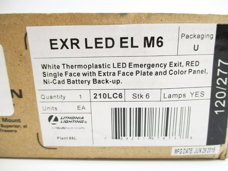 LITHONIA LIGHTING EXRLEDELM6 120/277V NSMP