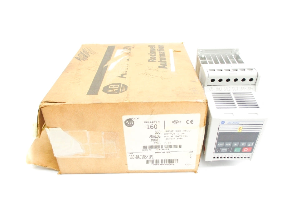 ALLEN BRADLEY 160-BA01NSF1P1 SER. C F/W 7.05 (BR/WH) NSMP