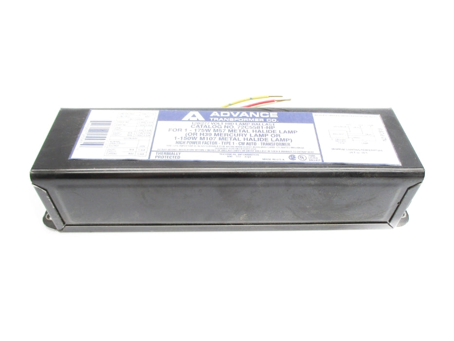ADVANCE TRANSFORMERS 72C5581-NP NSNP
