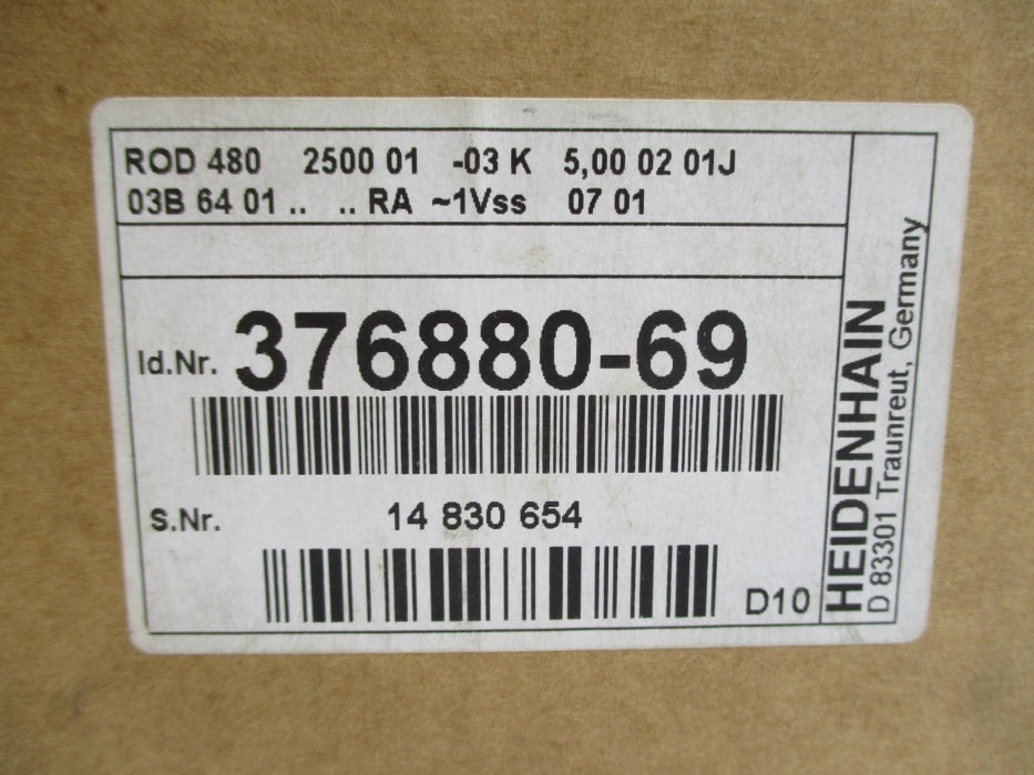 HEIDENHAIN 376880-69 ROD480-2500-1-03K NSMP