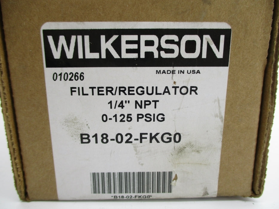 WILKERSON B18-02-FKG0 0-125PSIG NSMP