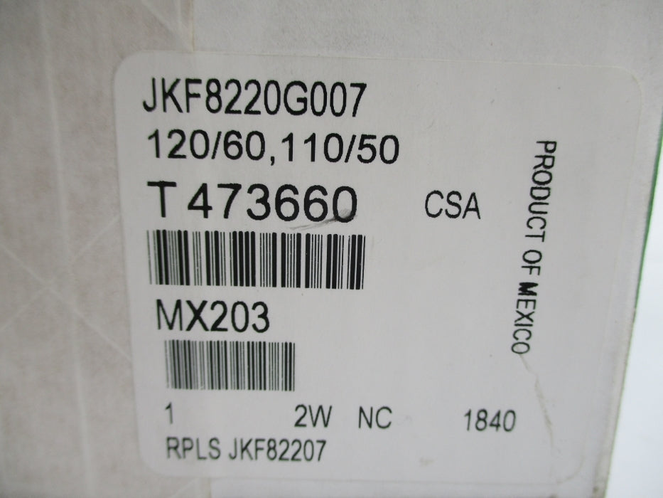 ASCO JKF8220G007 5-100PSI 110/120V NSMP